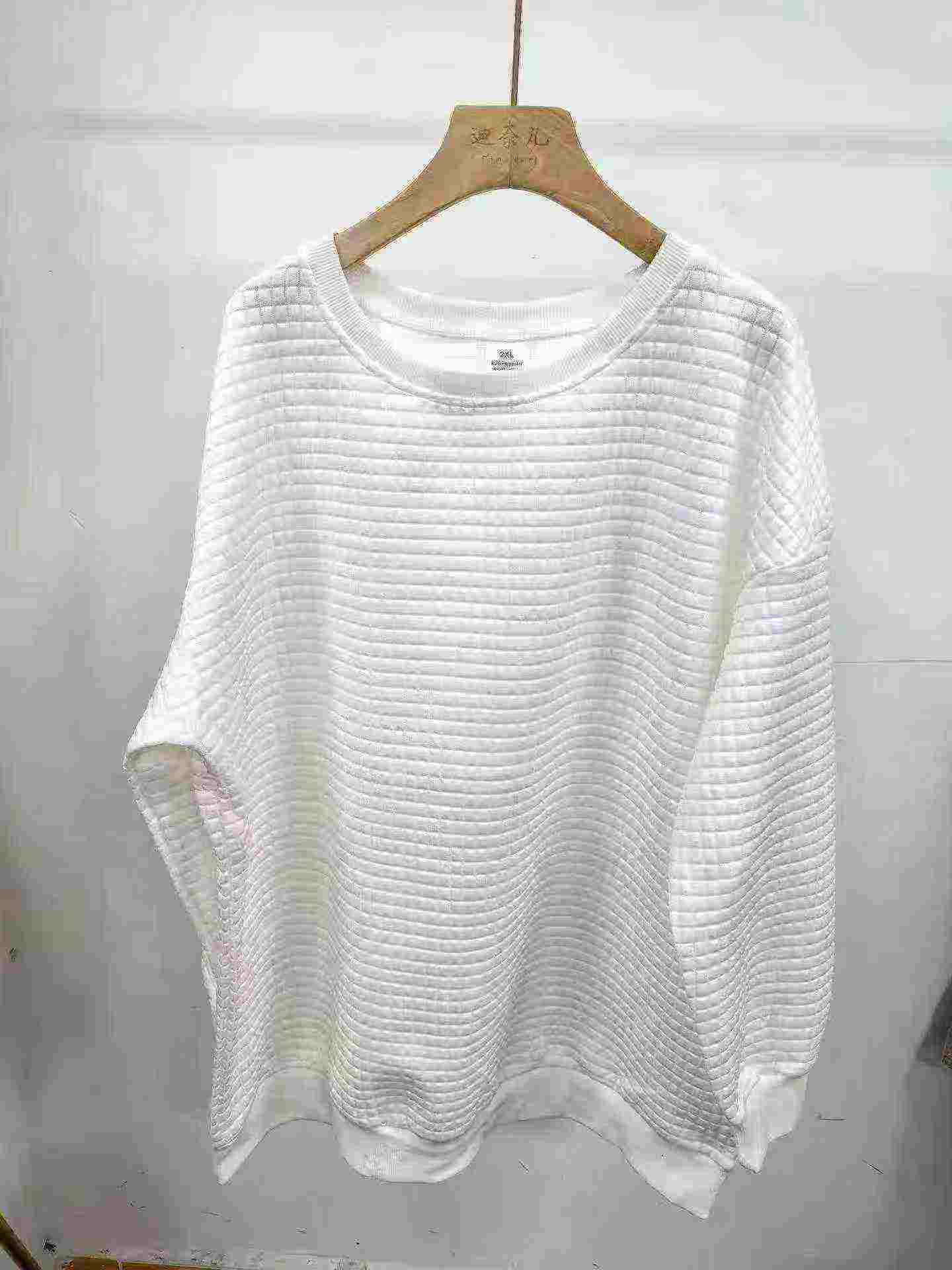 Over 2100 Pieces Men & Women Waffle Oversized Crew Neck Sweatshirts - Image 6