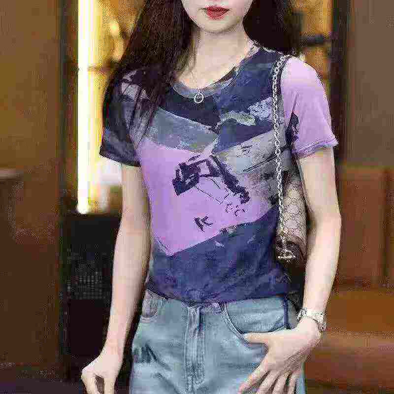 Khoảng 400 chiếc áo phông dáng rộng in họa tiết tranh thủy mặc - Image 8
