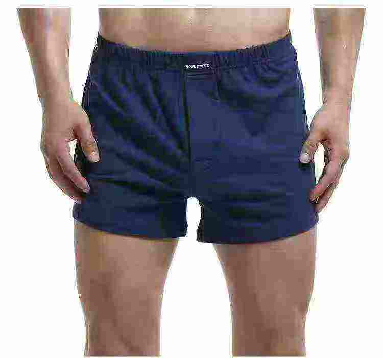 1550 Pièces de caleçons boxers amples d'été en coton soie de glace pour hommes - Image 2