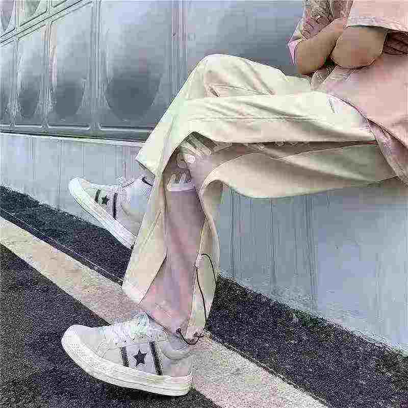 Vipande 300 vya Suruali za Wanawake za Mtindo wa Hong Kong za Majira ya Joto za Kawaida zenye Miguu Mipana - Image 3