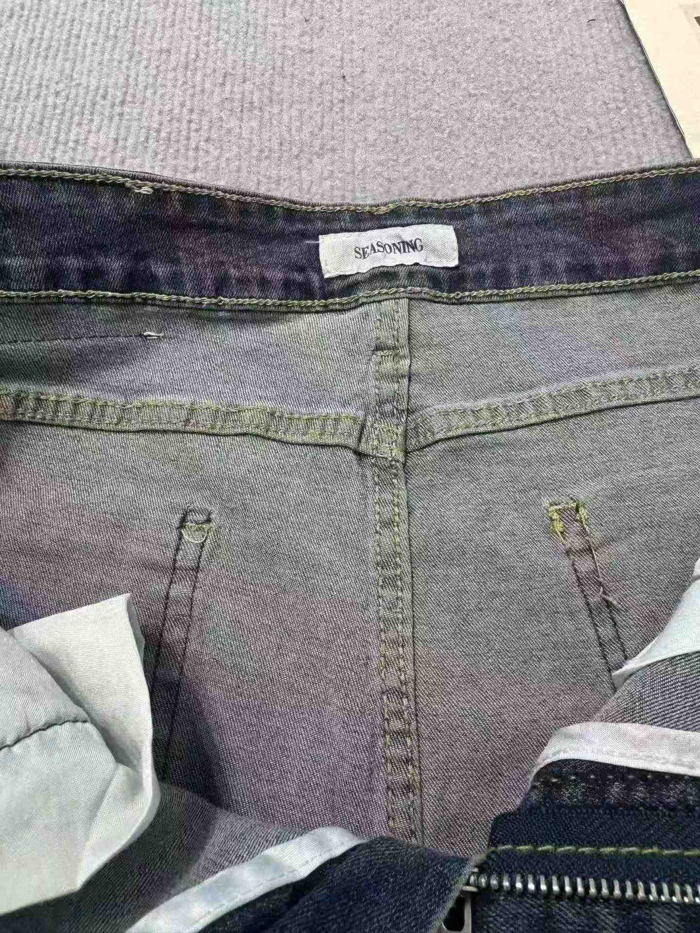 New Vintage Elastic High Waist Plus Size Flared Jeans, 906 Pieces - Image 7