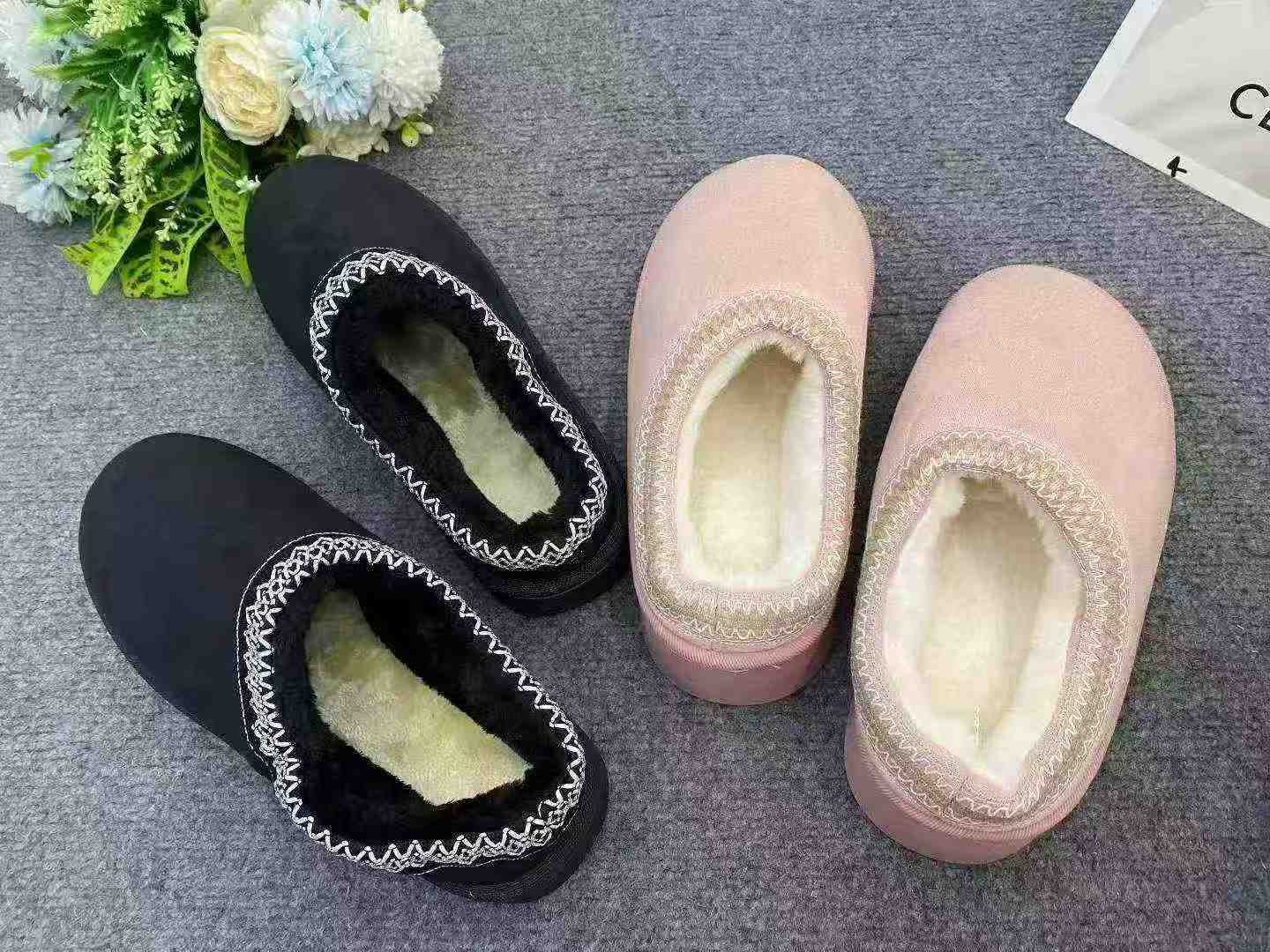 417 Pairs Winter Fleece Thick Sole Snow Boots Size 36-41 - Image 3