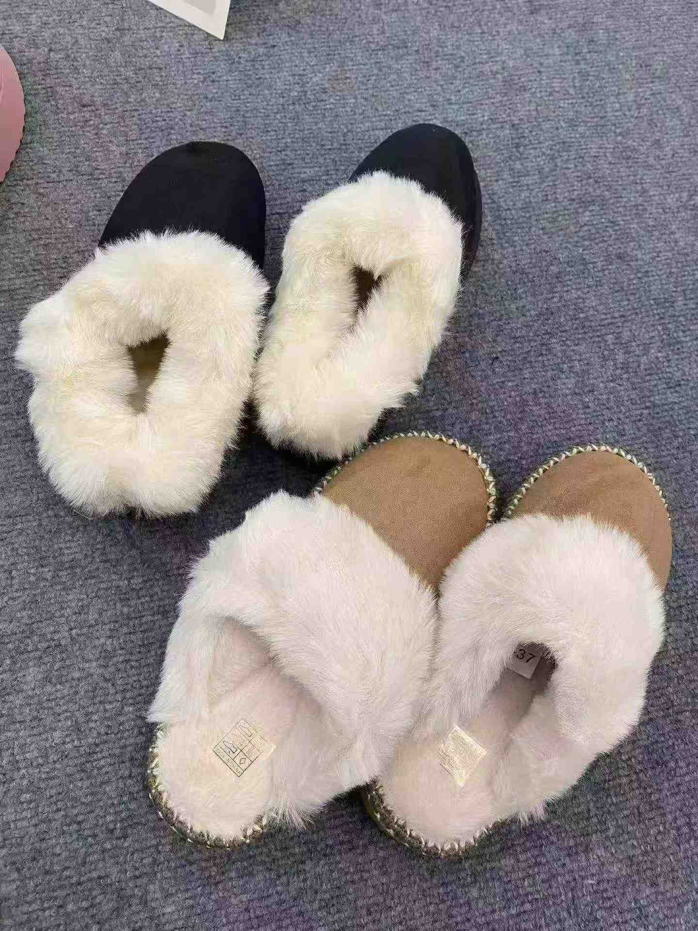 417 Pairs Winter Fleece Thick Sole Snow Boots Size 36-41 - Image 4