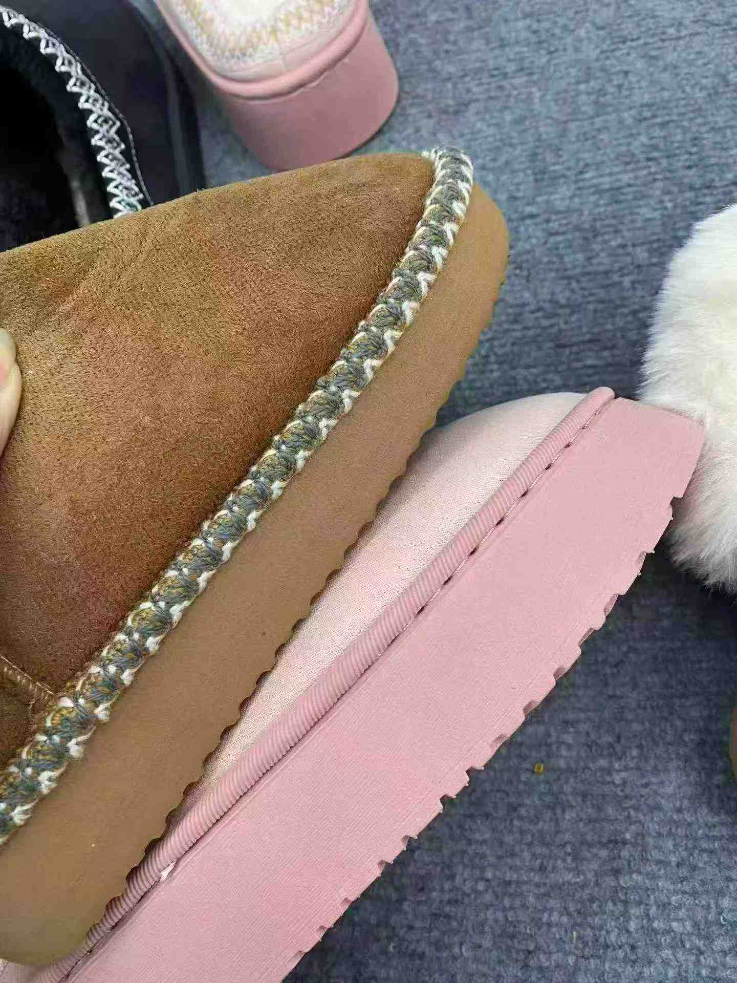 417 Pairs Winter Fleece Thick Sole Snow Boots Size 36-41 - Image 6