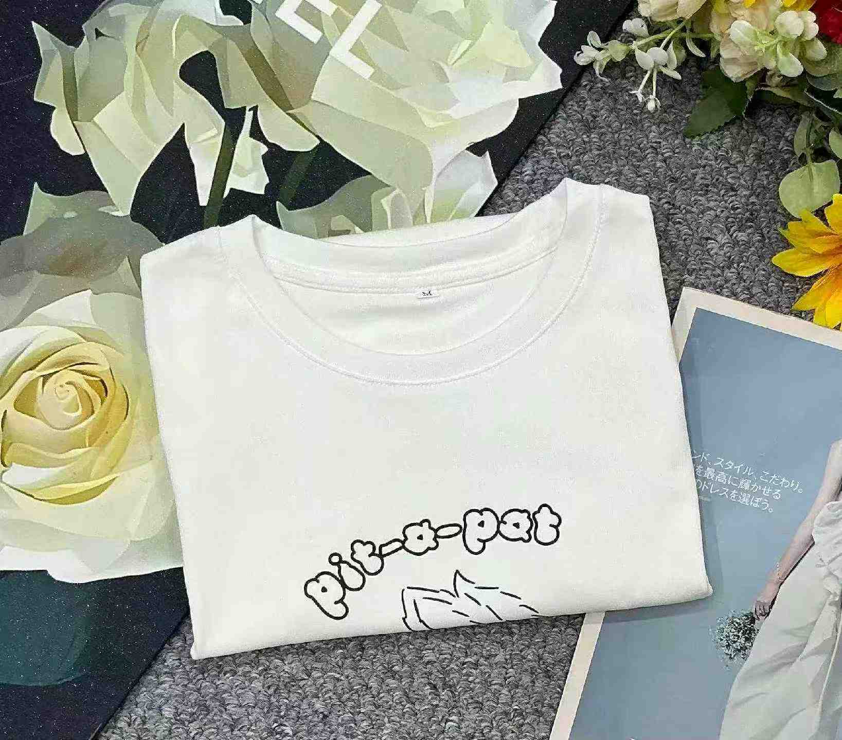 Summer New Retro Sweet Cartoon Stretch Cotton Short Sleeve T-shirts, About 1200 Pieces, Sizes S-L - Image 8