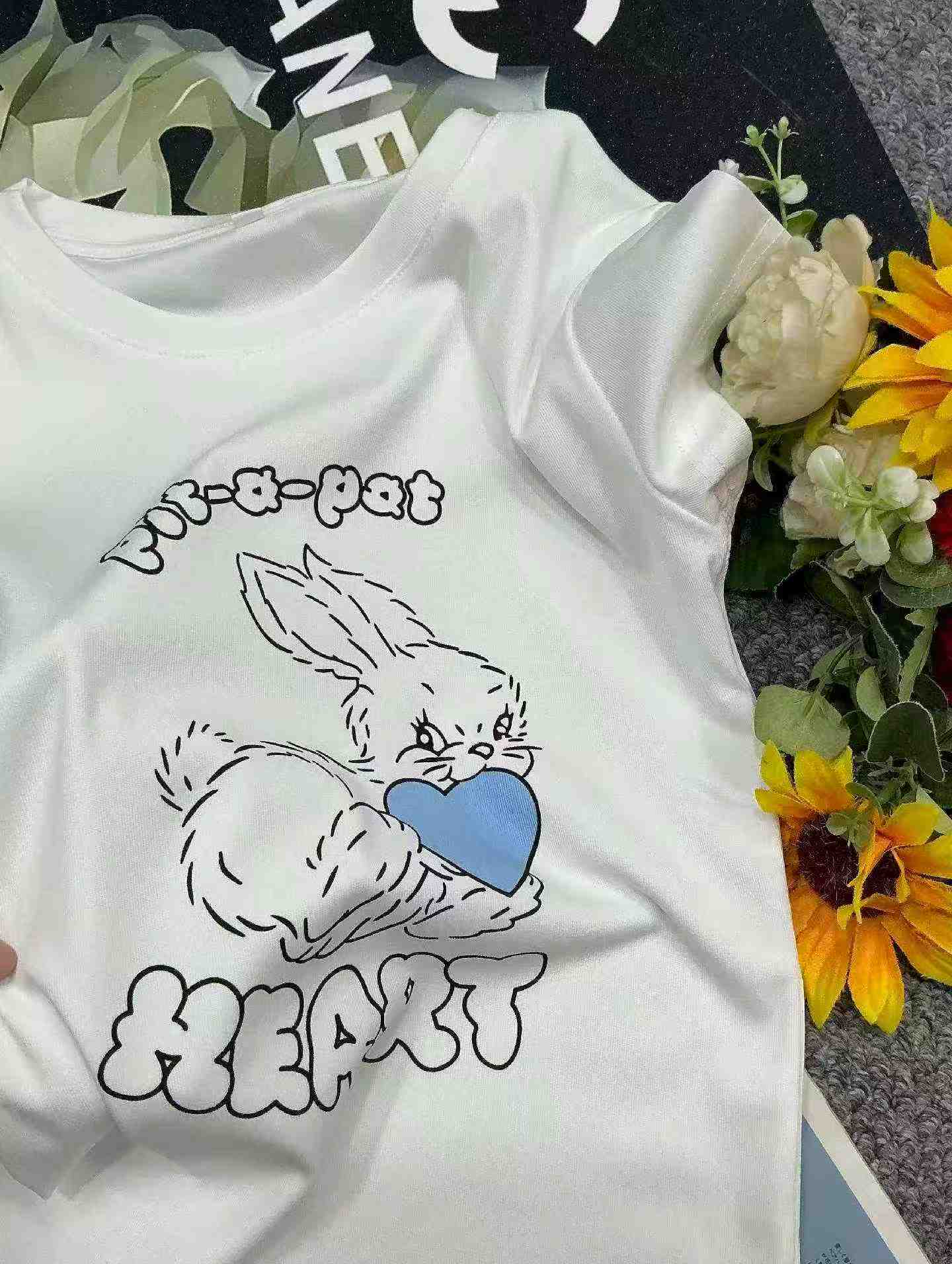 Summer New Retro Sweet Cartoon Stretch Cotton Short Sleeve T-shirts, About 1200 Pieces, Sizes S-L - Image 9