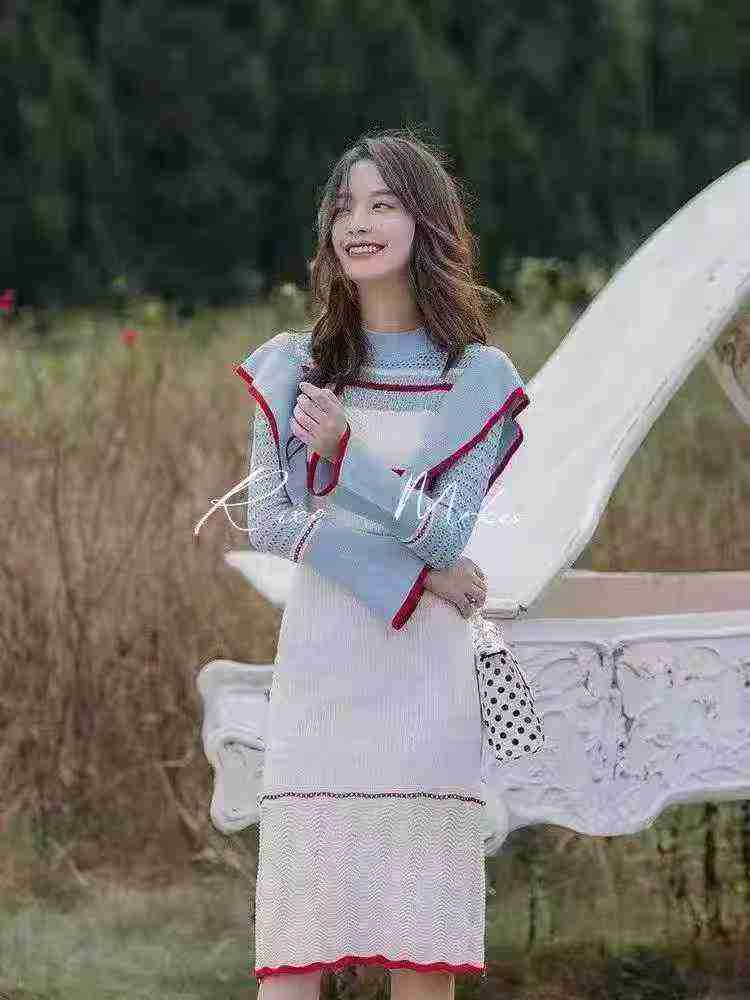 New French Style Knitted Dress, 600pcs In Stock - Image 4