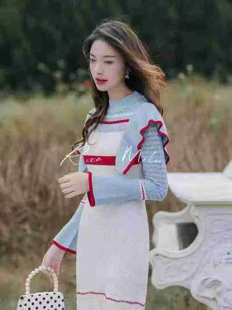 New French Style Knitted Dress, 600pcs In Stock - Image 5