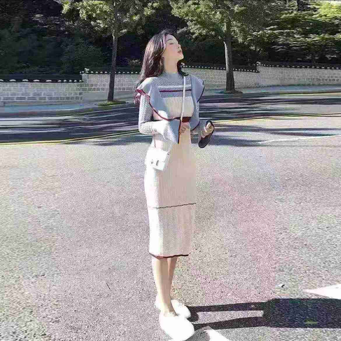 New French Style Knitted Dress, 600pcs In Stock - Image 6