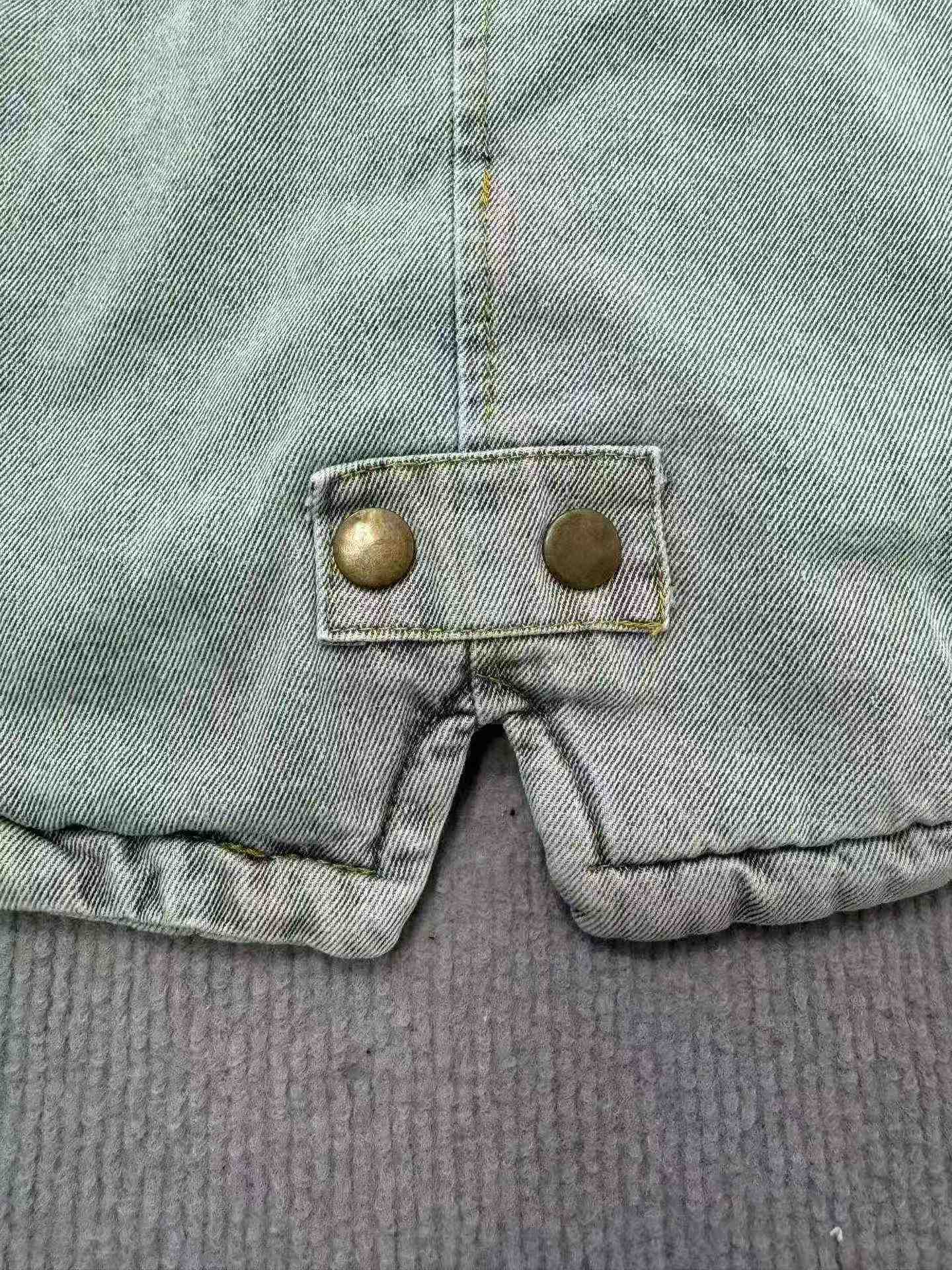 Çocuk Polar Kalınlaştırılmış Kot Parka Mont, Yaklaşık 2400 Adet - Image 8