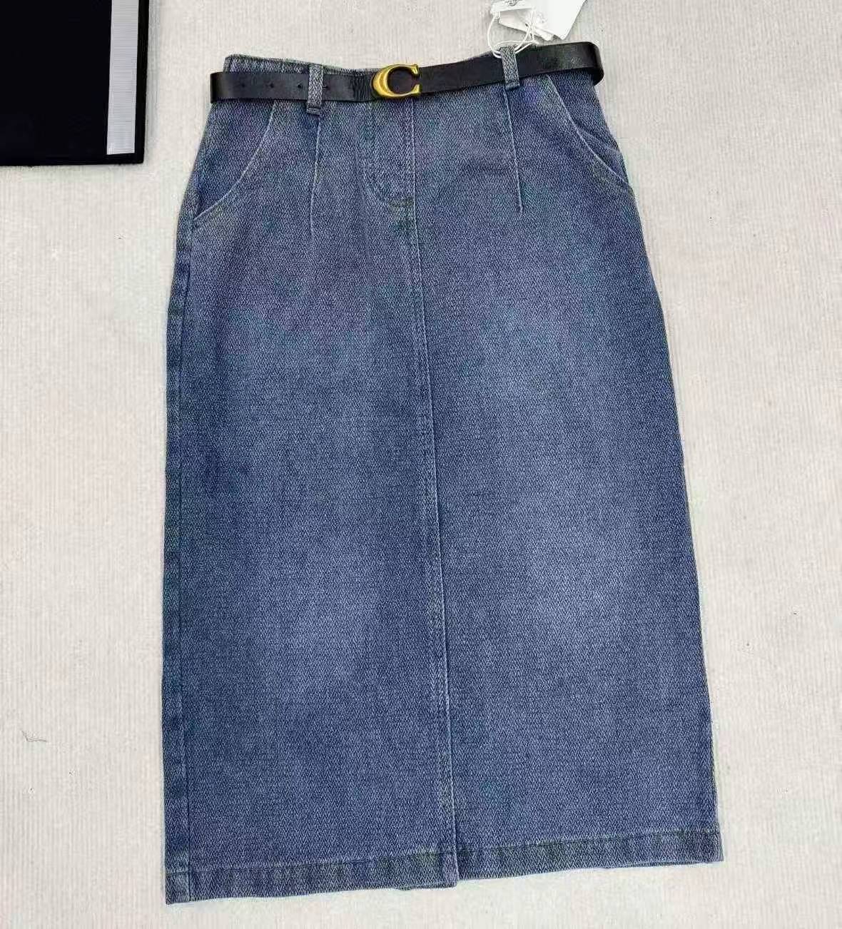 Women's High Waist Denim Skirts About 500 Pieces S-XL - Image 1