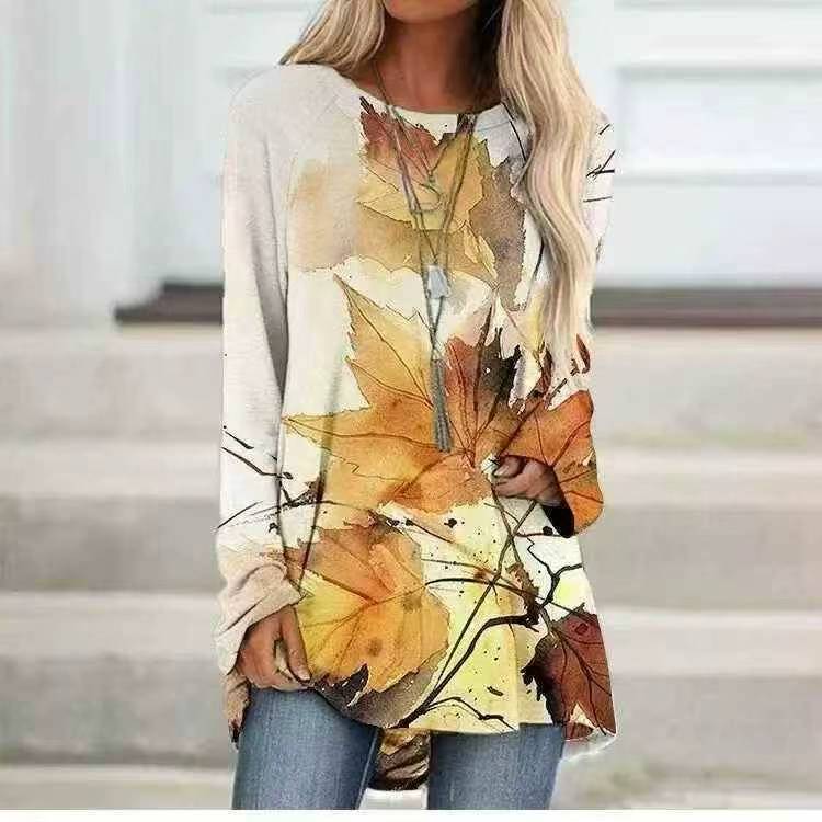 2000 Pcs Amazon Original Plus Size Women Mixed Long Sleeve Tops, Individual Packaging, Size M-5XL - Image 1