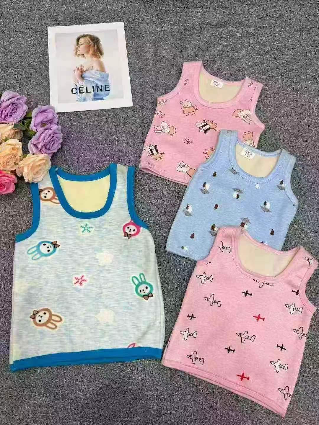 2900 Pieces Kids Winter Fleece Thermal Inner Vest - Image 1