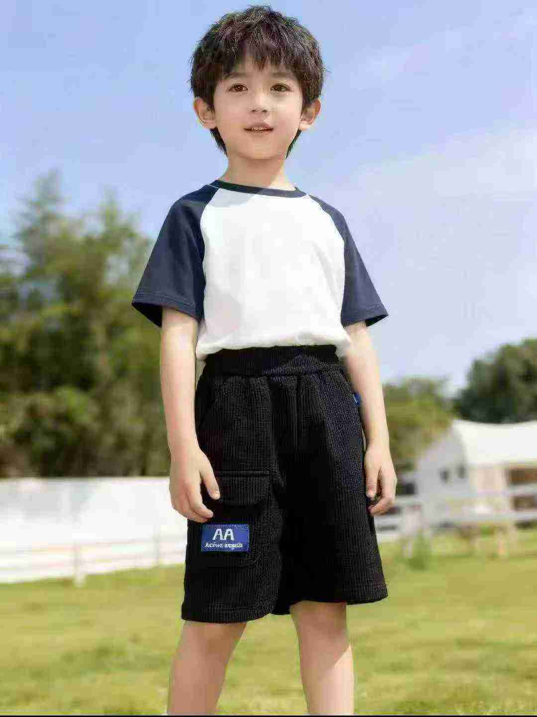 Branded Kids Cotton Waffle Shorts, About 3800 Pieces - Image 1