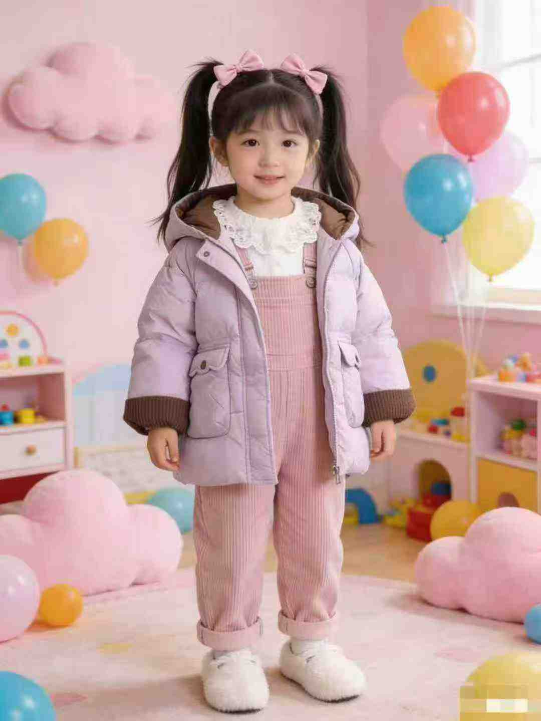 500 Pieces Kids Down Jackets - Image 1