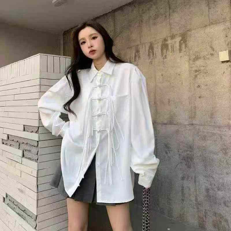 750 Pcs Original Designer New Chinese Style Long Sleeve Blouses - Image 1