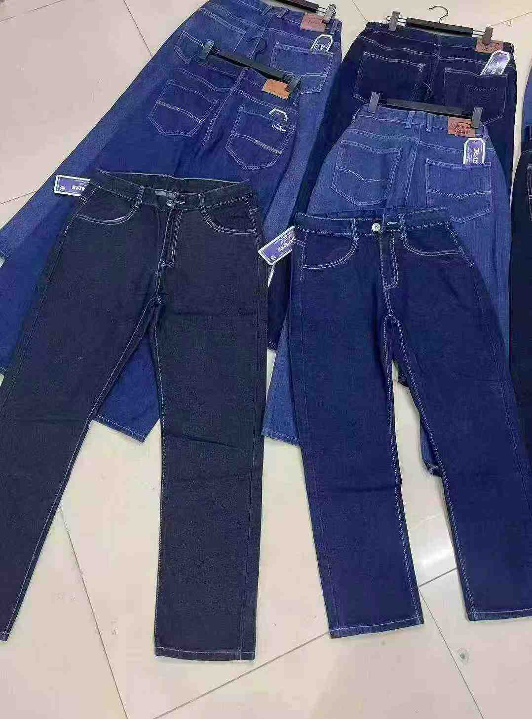 Men's Business Denim Jeans 5000 Pieces Bulk Stock - Image 1