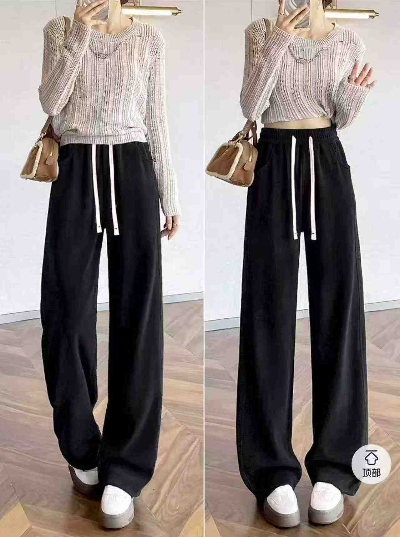 Women's High Waist Wide Leg Pants 745 Pieces - Image 1