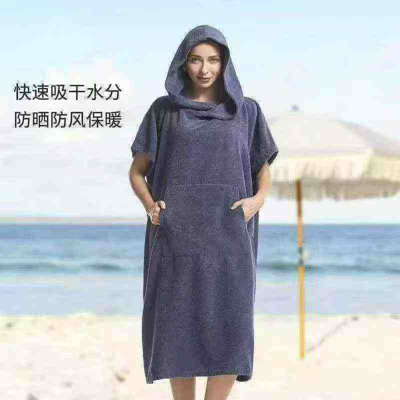 Wearable Hooded Bathrobe for Swimming, 380 Pieces One Size - Image 1