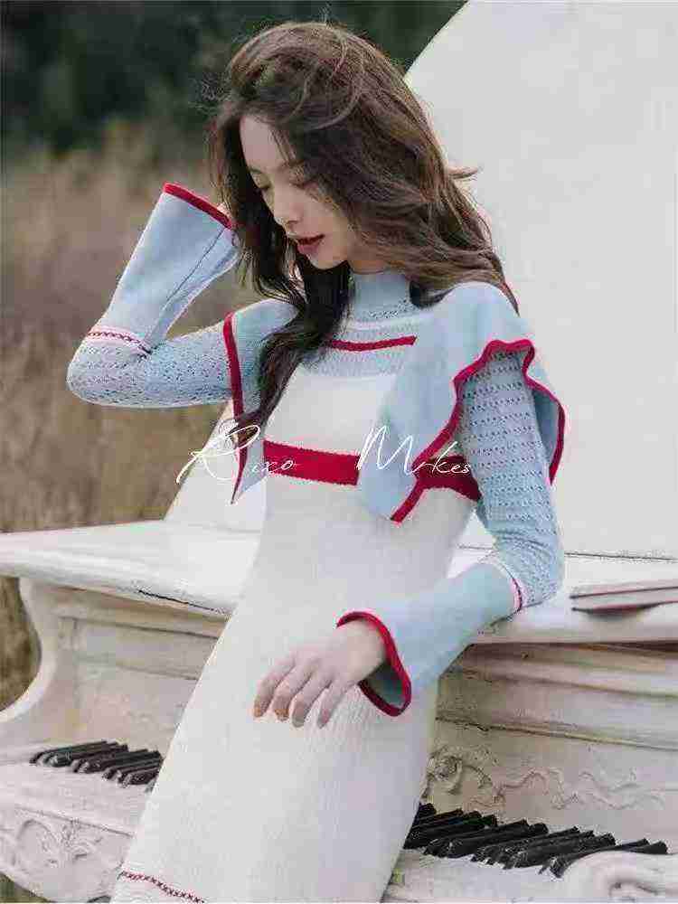 New French Style Knitted Dress, 600pcs In Stock - Image 1