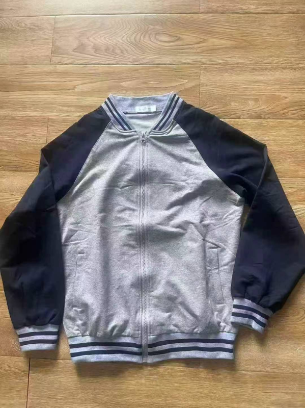 600 Pieces Unisex Fleece Baseball Jackets Sizes S to 3XL - Image 1
