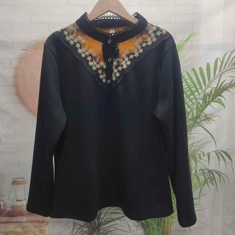 Women's Fleece Slim Thermal Top, S-5XL, About 300 Pieces - Image 1