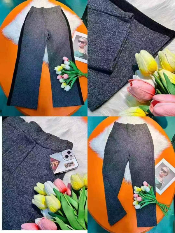 500 Pieces New Arrival Women Woolen Long Pants - Image 1