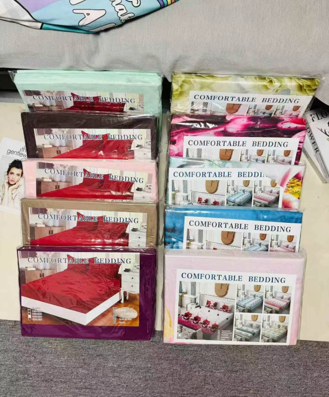 6500PCS Factory New Printed/Solid Bed Sheets 1.8*2m - Image 1