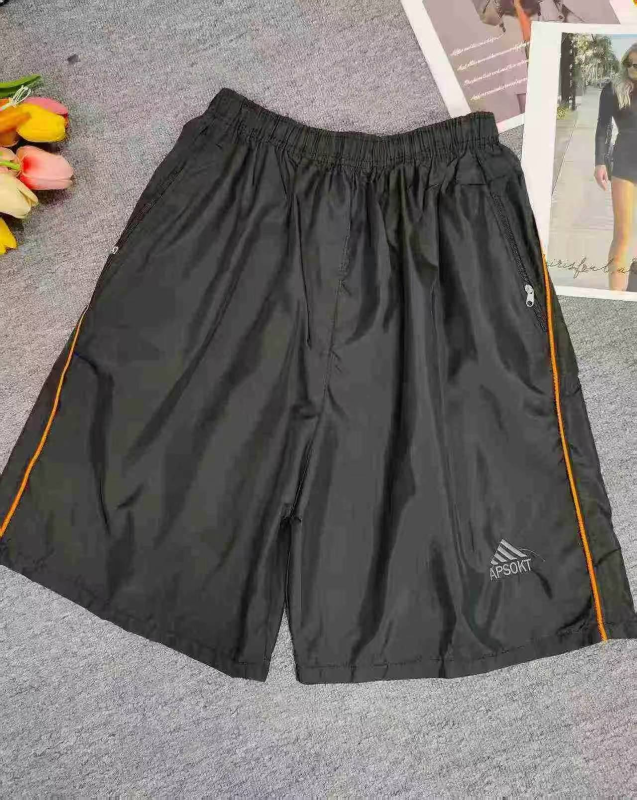 9999 Pcs Men's Quick Dry Loose Summer Beach Five-point Shorts One Size Individually Packed - Image 1