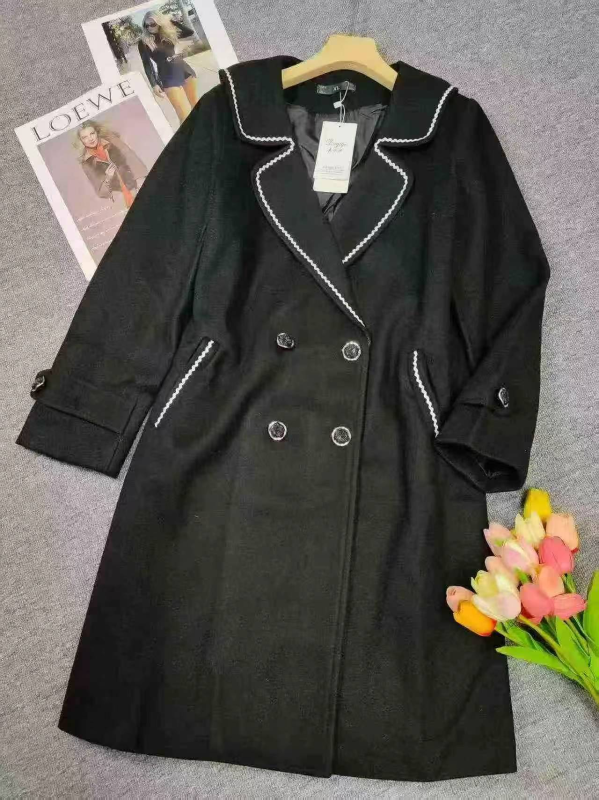 290 Pieces Autumn Korean Style Loose Mid-length Trench Coats For Women - Image 1