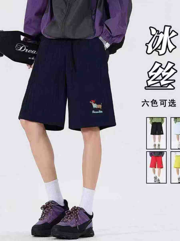 6691 Pieces Unisex Embroidered Quick Dry Casual Shorts - Image 1
