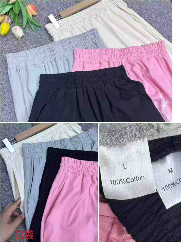 High Waist Loose Wide Leg Cotton Cargo Sweatpants 450PCS - Image 1