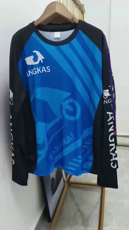 1950 Pcs Men's Breathable Printed Sports Long Sleeve T-Shirt, XS-6XL, Individual Packing - Image 1
