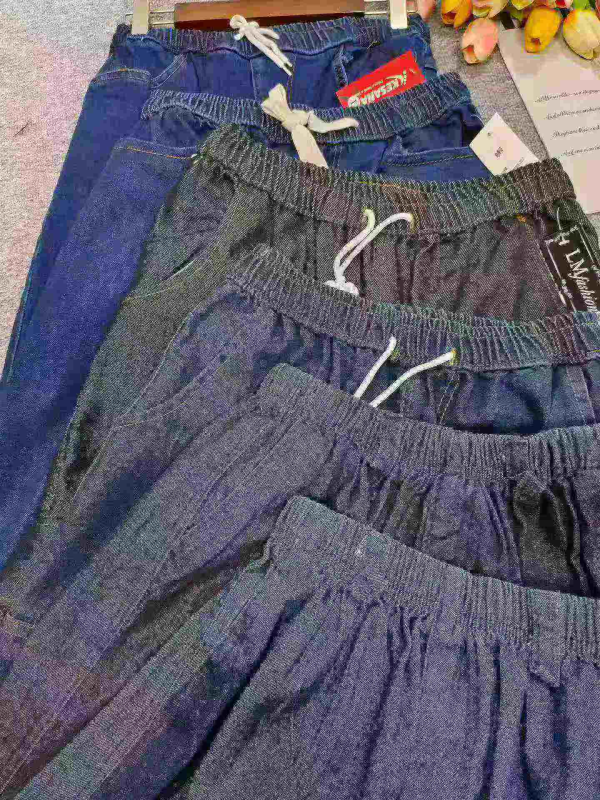 2650 Pieces Denim Cargo Jeans Individual Packing S-2XL - Image 1