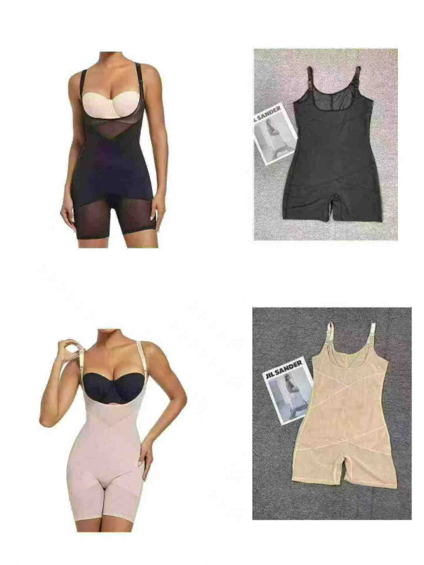 Producto de comercio exterior original, faja moldeadora de una pieza con tirantes ajustables, 223 unidades, tallas S-3XL, lote pequeño de liquidación - Image 1