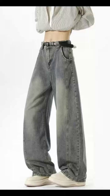 1500 Keping Jeans Trendy High Street Amerika Stok Sedia Ada, Lebih Banyak Lelaki Kurang Perempuan, Saiz S-5XL - Image 1