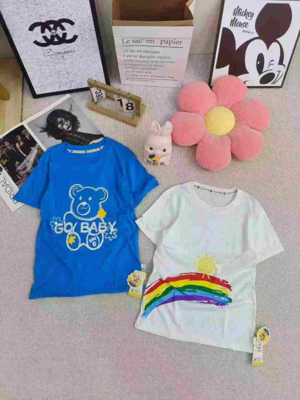 5300 Potong Kaos Lengan Pendek Katun Anak-anak - Image 1