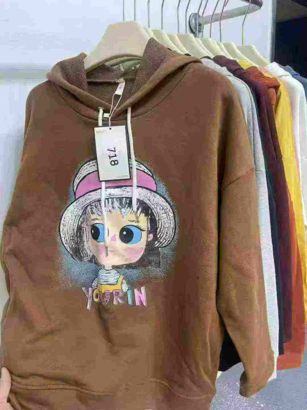 12000 Pieces Spring Non-fleece Cotton Hooded Women's Sweatshirts Wholesale - Image 1