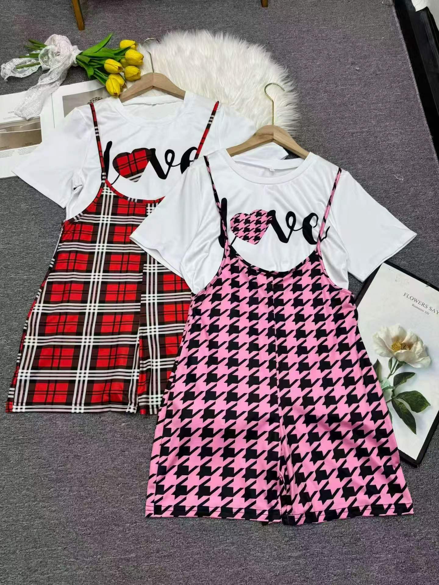Cross-border Hot 2026 New Women's Two-piece Suspender Set 1000 Sets Size S-2XL - Image 6