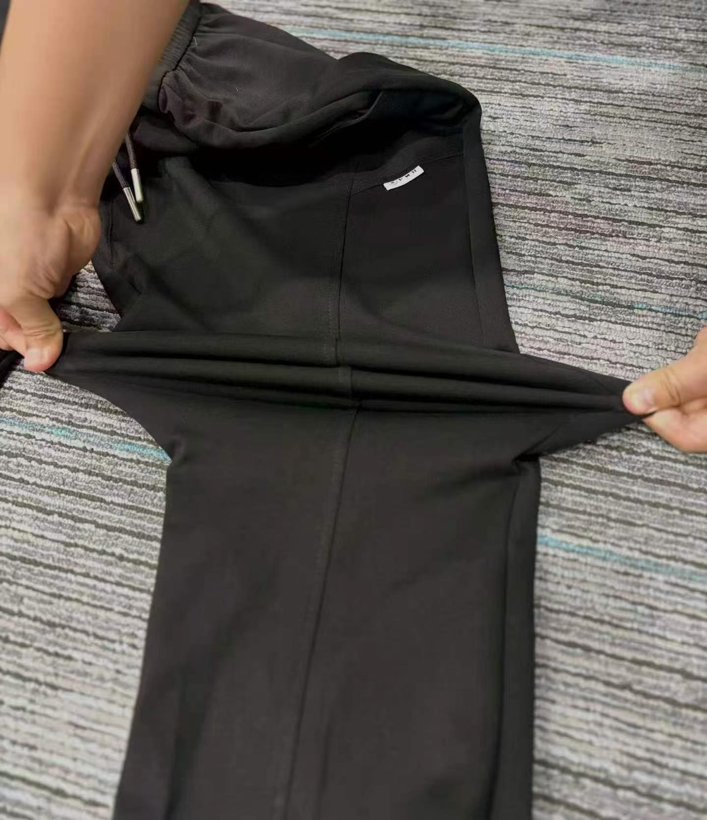 2400 Pcs Plus Size Men's Elastic Waist Straight Cotton Casual Pants - Image 9