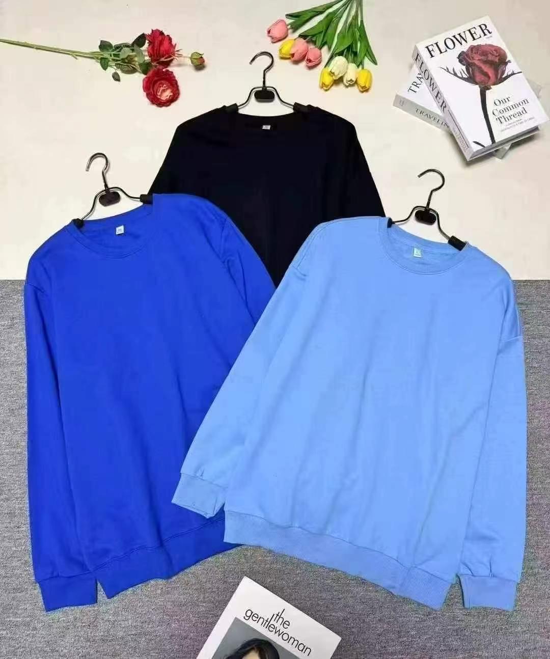 Over 4500 Pieces High Quality Plain Cotton Crew Neck Sweatshirts - Image 7