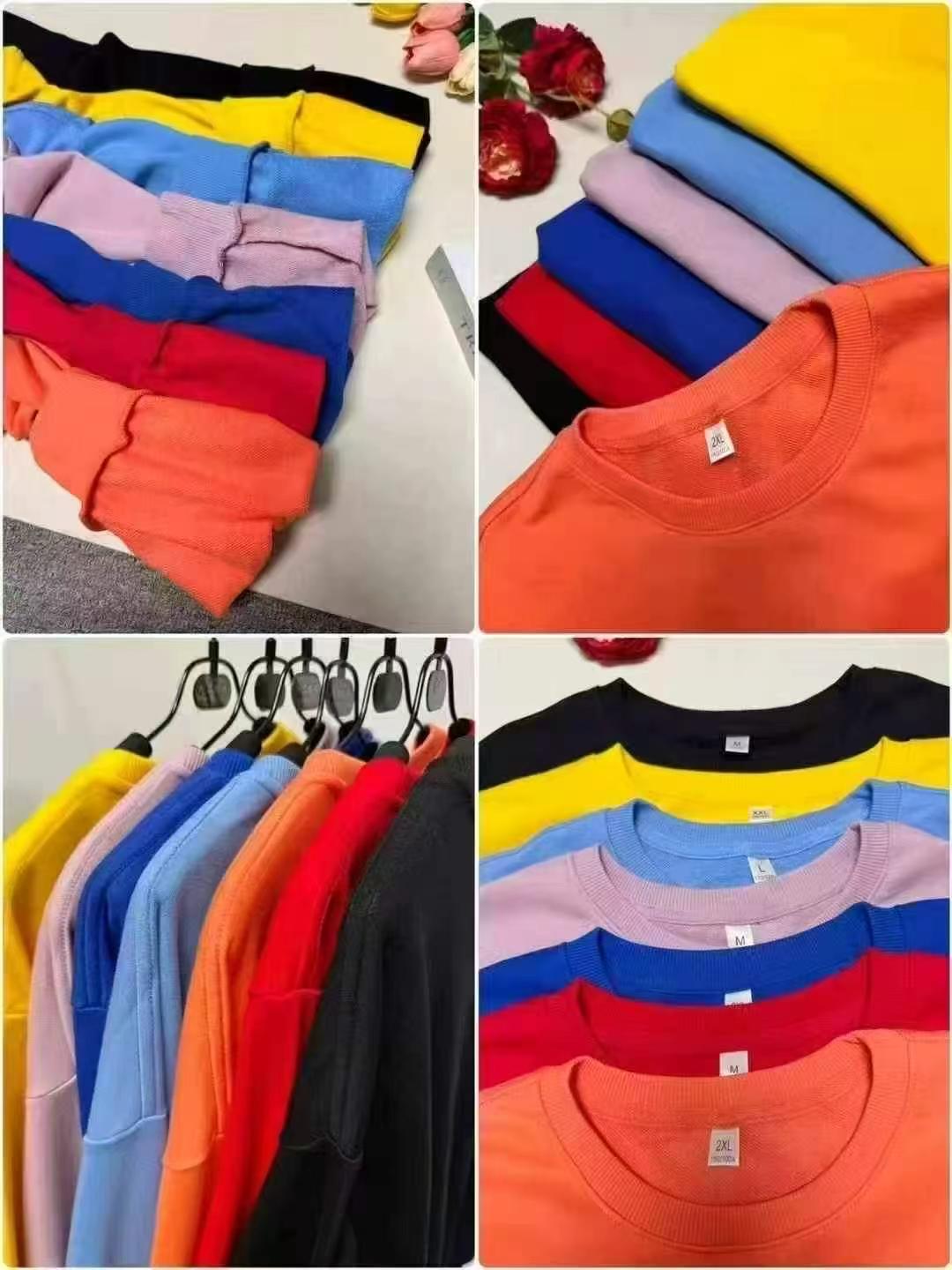 Over 4500 Pieces High Quality Plain Cotton Crew Neck Sweatshirts - Image 9