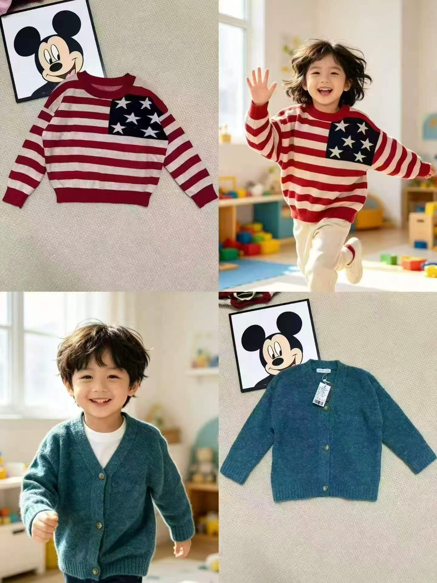 About 800 Pieces Mixed Kids Sweaters Wholesale Stock - Image 5