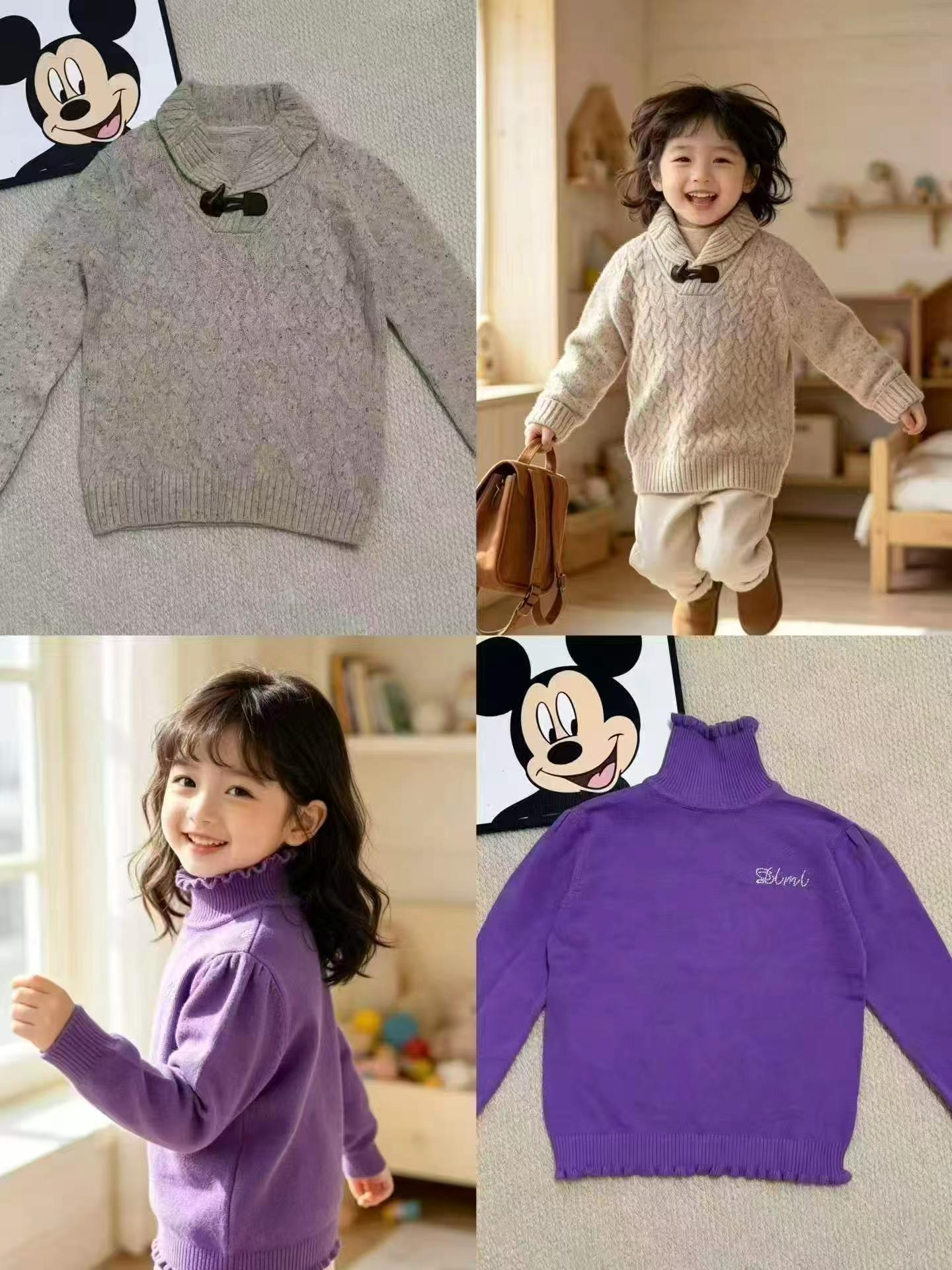 About 800 Pieces Mixed Kids Sweaters Wholesale Stock - Image 7