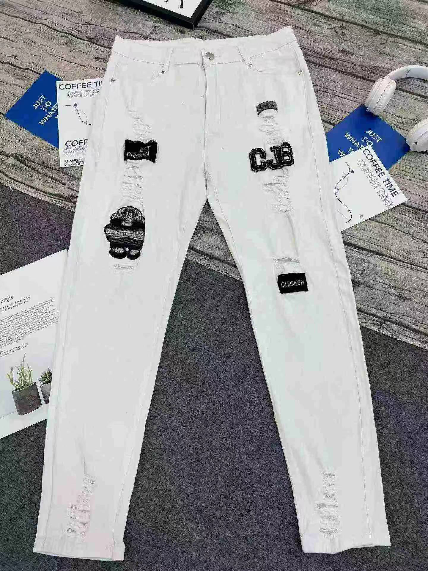 460 Pcs Men's Summer Slim Skinny Stretch Thin Jeans - Image 2