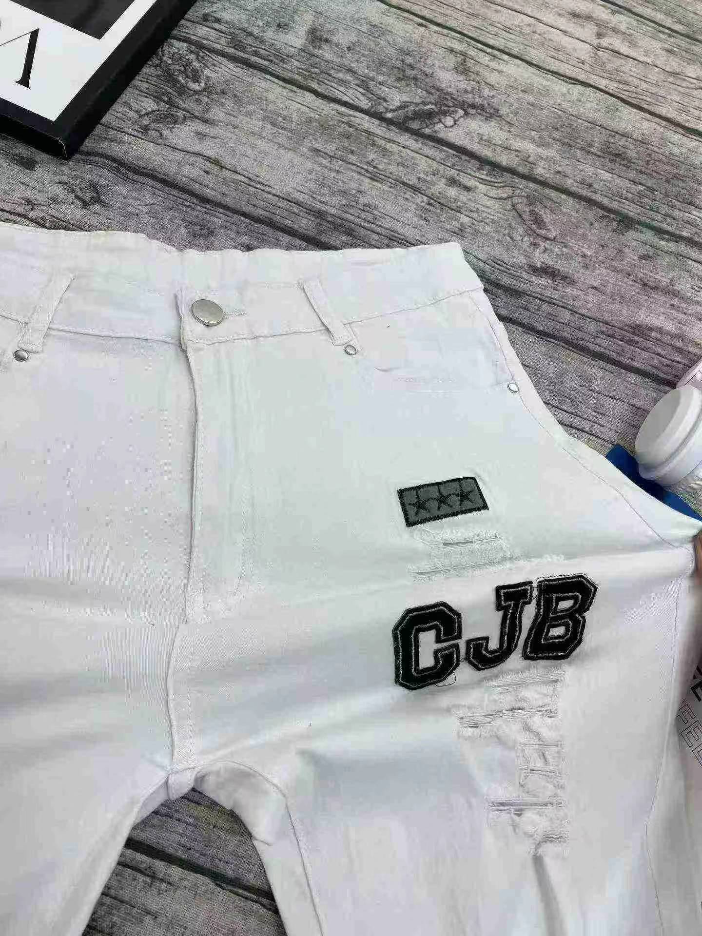 460 Pcs Men's Summer Slim Skinny Stretch Thin Jeans - Image 4