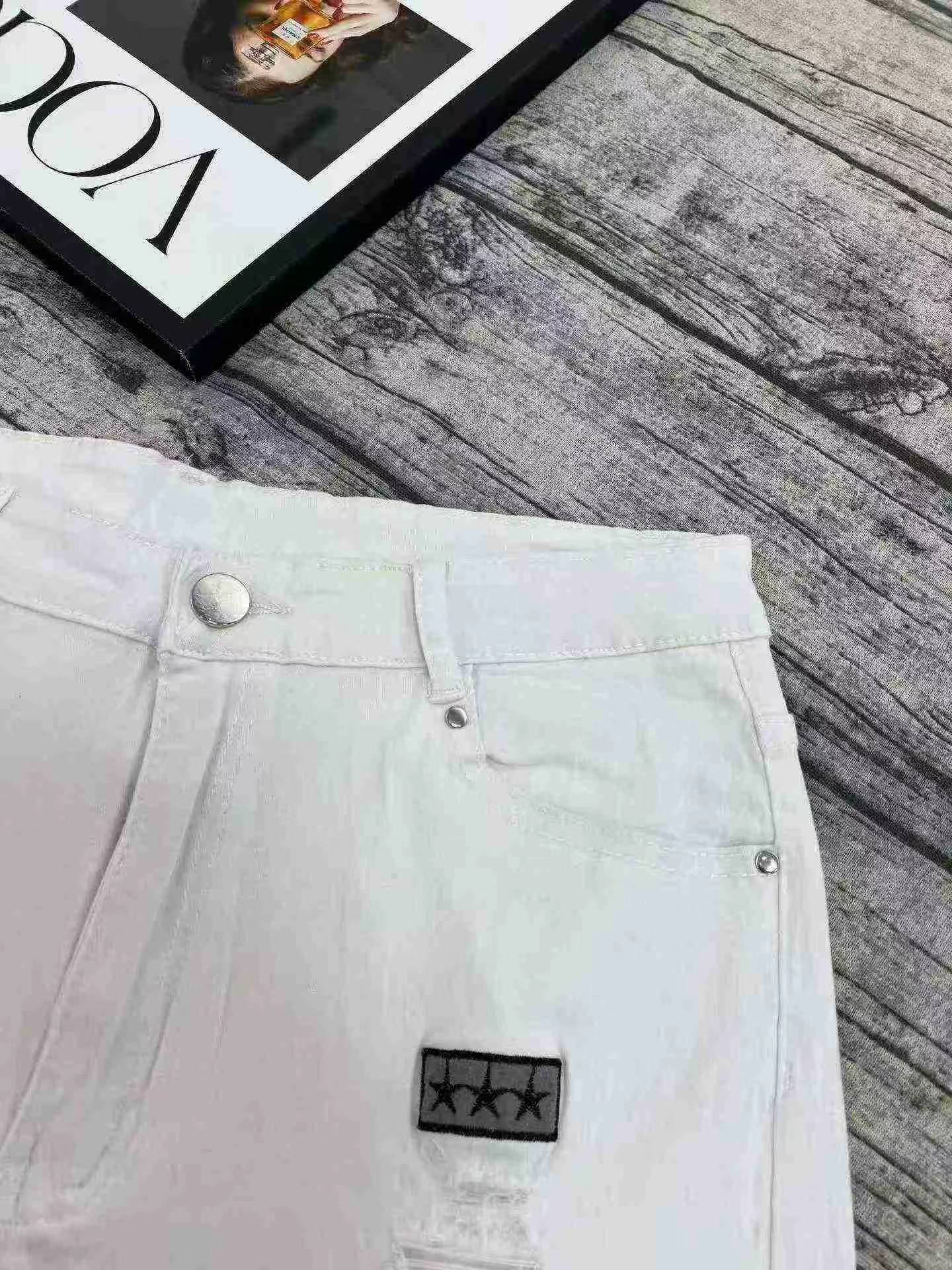 460 Pcs Men's Summer Slim Skinny Stretch Thin Jeans - Image 5