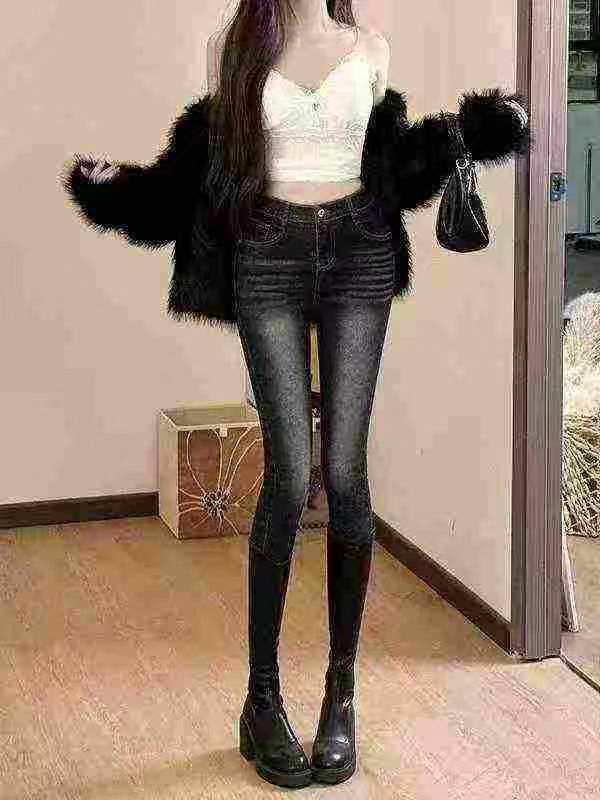 400PCS Women's Vintage High Stretch Push Up Skinny Jeans - Image 5