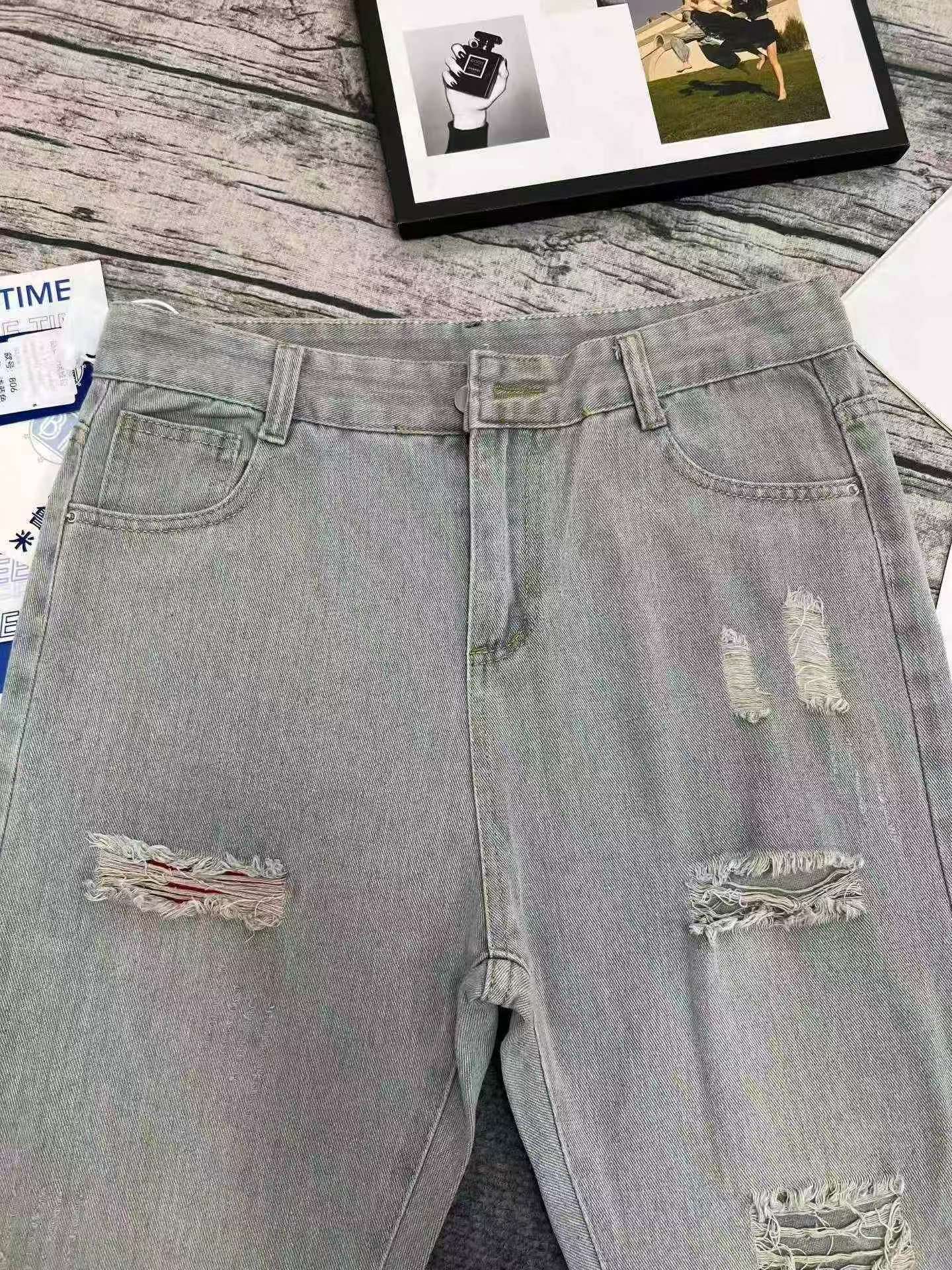 Men's Ripped Casual Summer Jeans 380 Pieces Full Clearance - Image 7