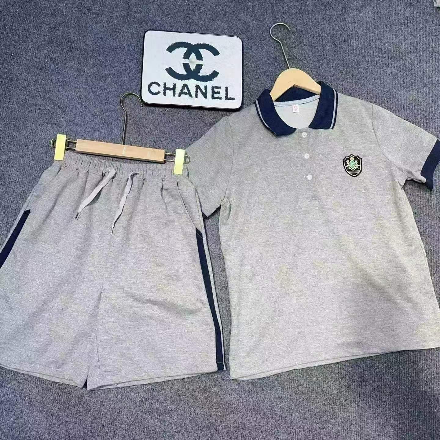Conjunto de dos piezas deportivo casual de verano estilo coreano para mujer, total 246 conjuntos - Image 3